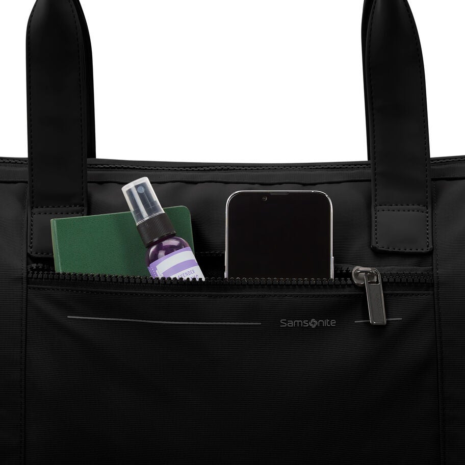 Better Than Basic Mini Weekender in the color BLACK. image number 3