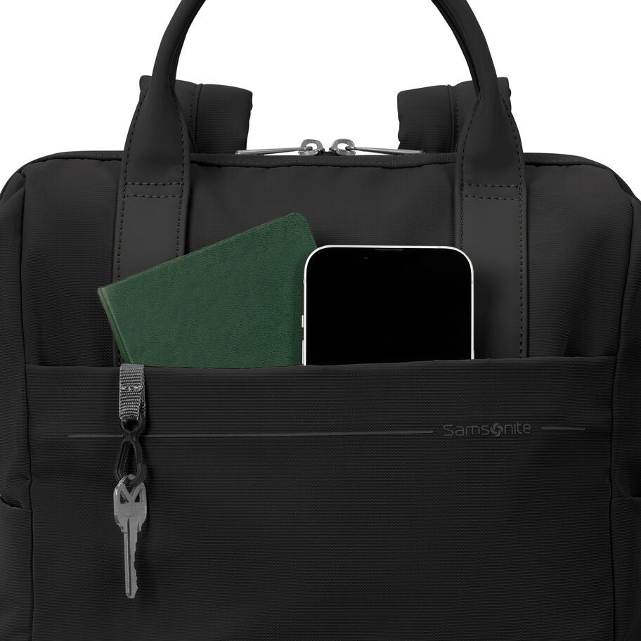 Better Than Basic Convertible Backpack in the color Black. image number 3