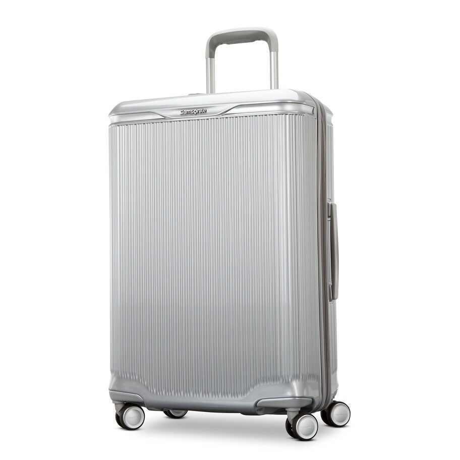 Silhouette 18 Hardside Medium Spinner in the color Metallic Silver. image number 0