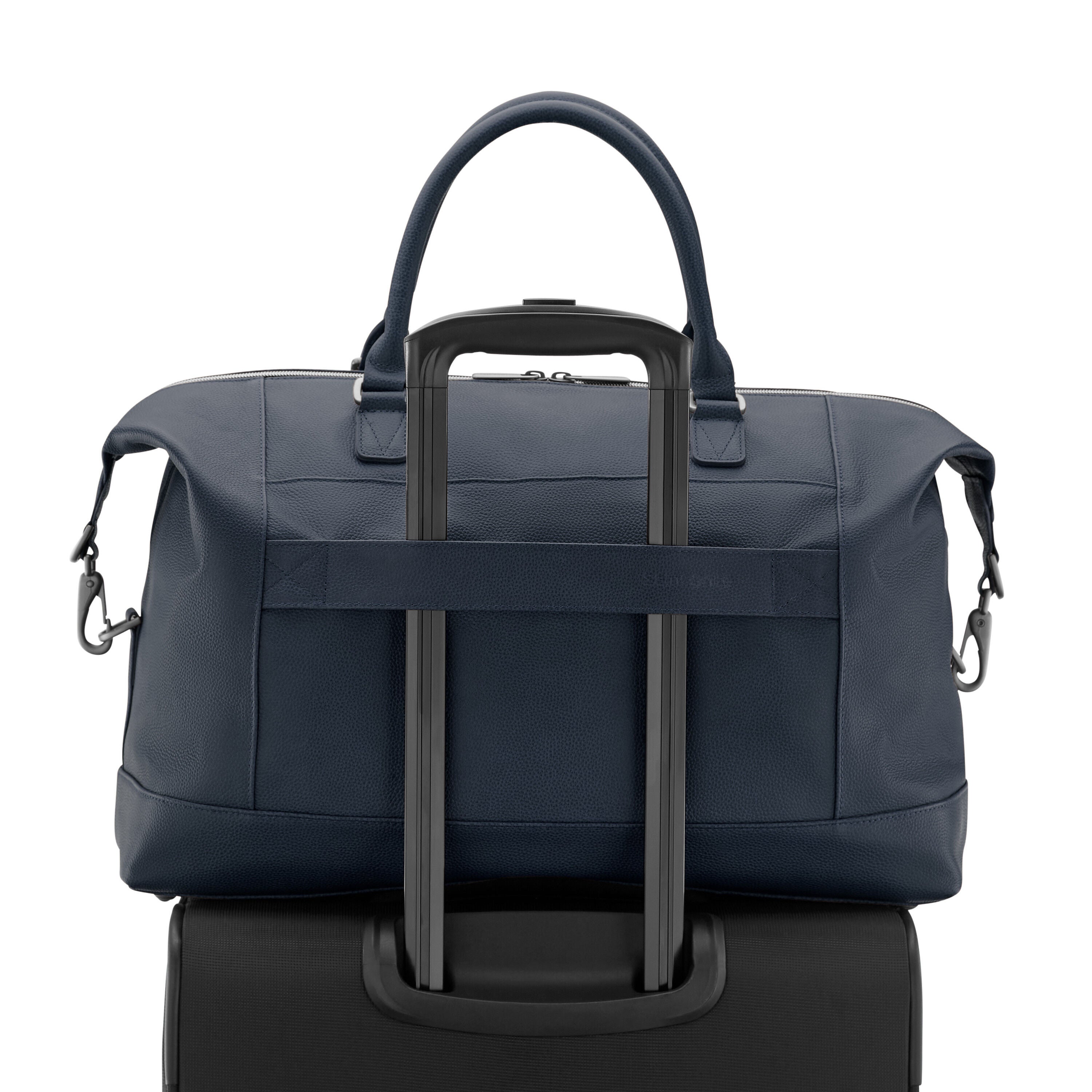 Samsonite leather 2025 weekender