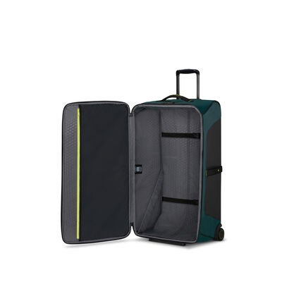 Ecodiver Large Wheeled Duffel in the color Dark Teal/Lime.