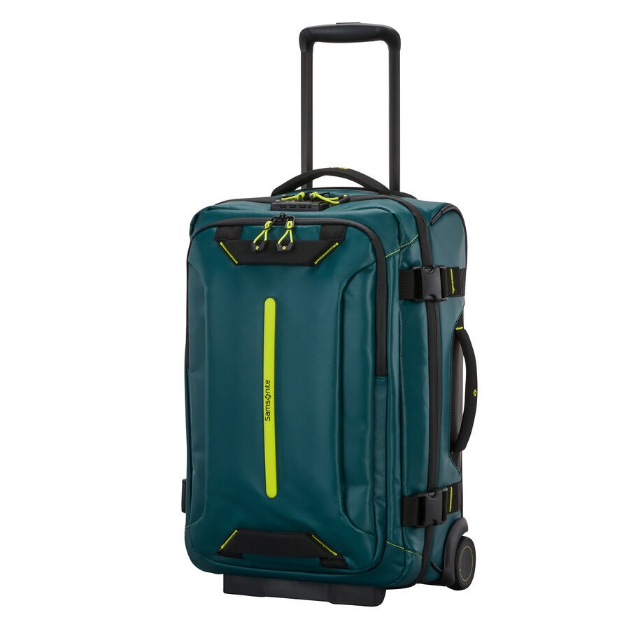 Ecodiver Carry-On Wheeled Duffel in the color Dark Teal/Lime. image number 0