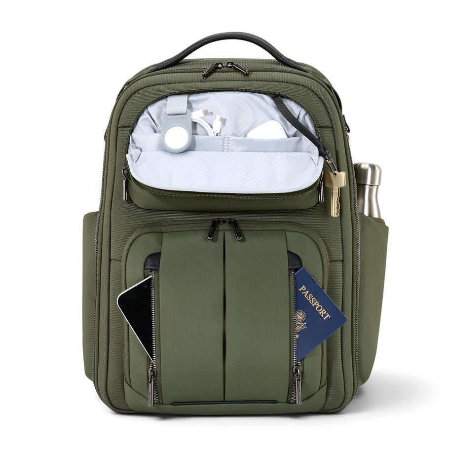 Nuroad DLX Travel Backpack in the color Olive. image number 2