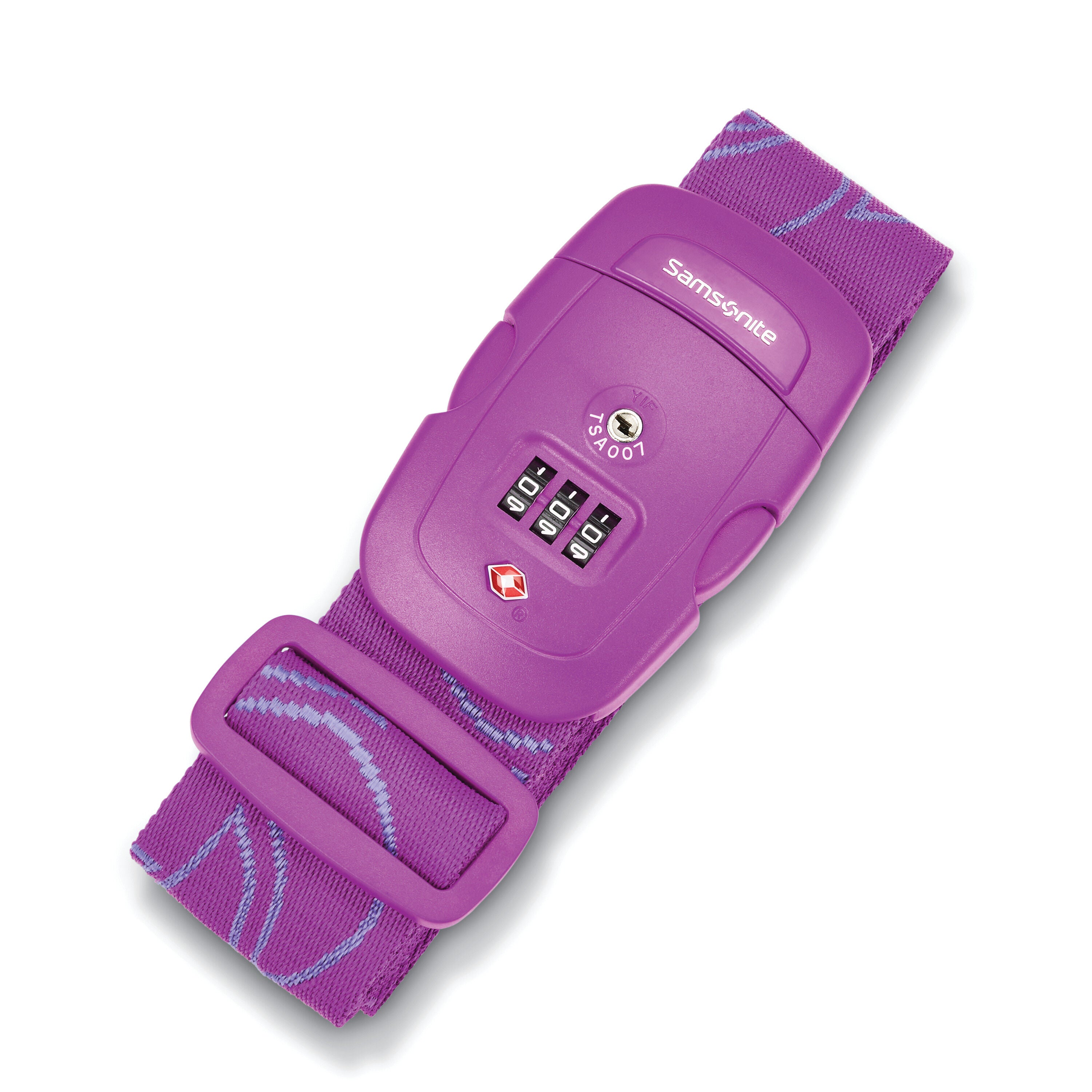 Samsonite 3 dial combination luggage strap store