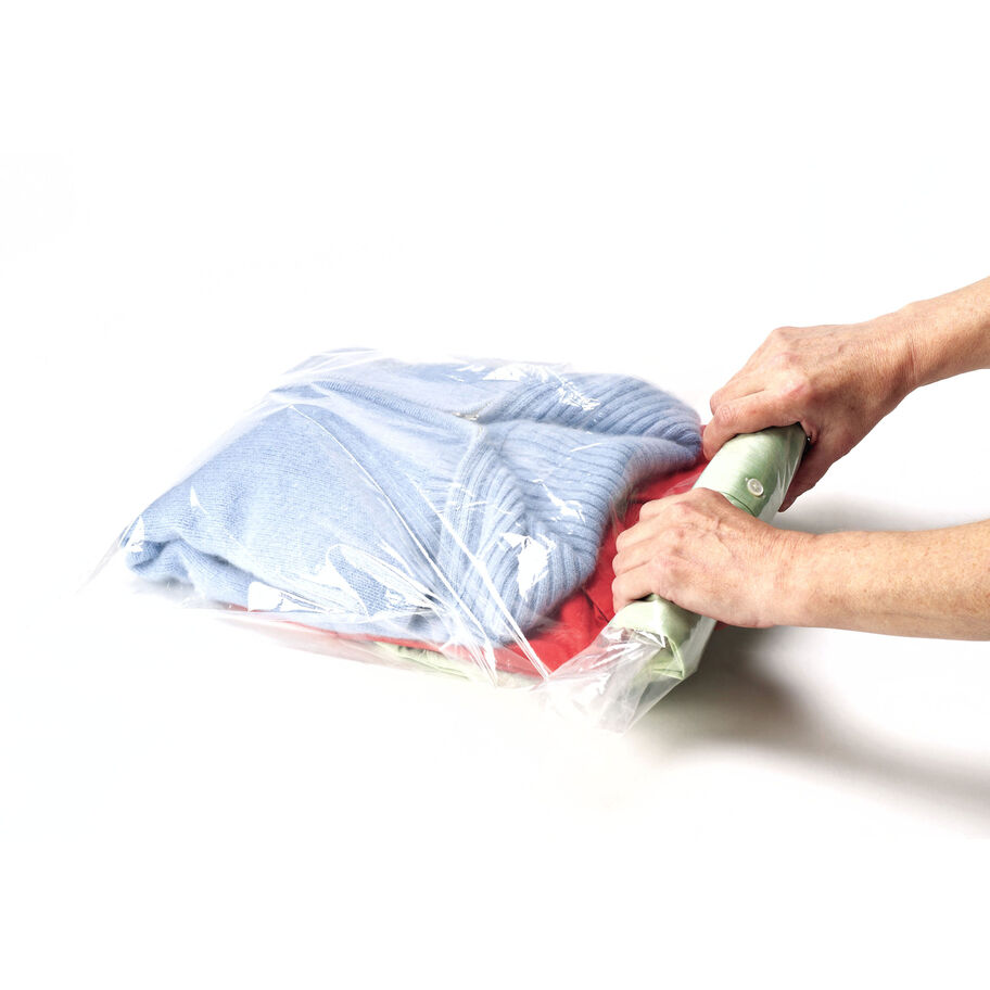 5PCS Folding Air Pump Vacuum Compression Bag For Quilt Clothes