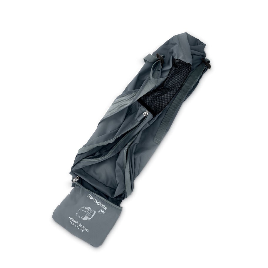 Foldaway Backpack in the color Slate Blue. image number 2