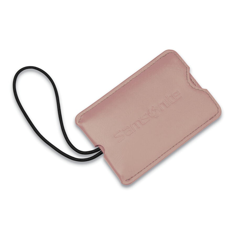 Vinyl ID Tag (Set of 2) in the color Dusty Rose. image number 0