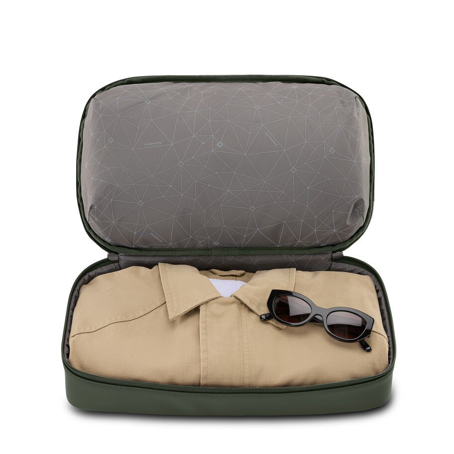 Better Than Basic Mini Weekender in the color OLIVE. image number 2