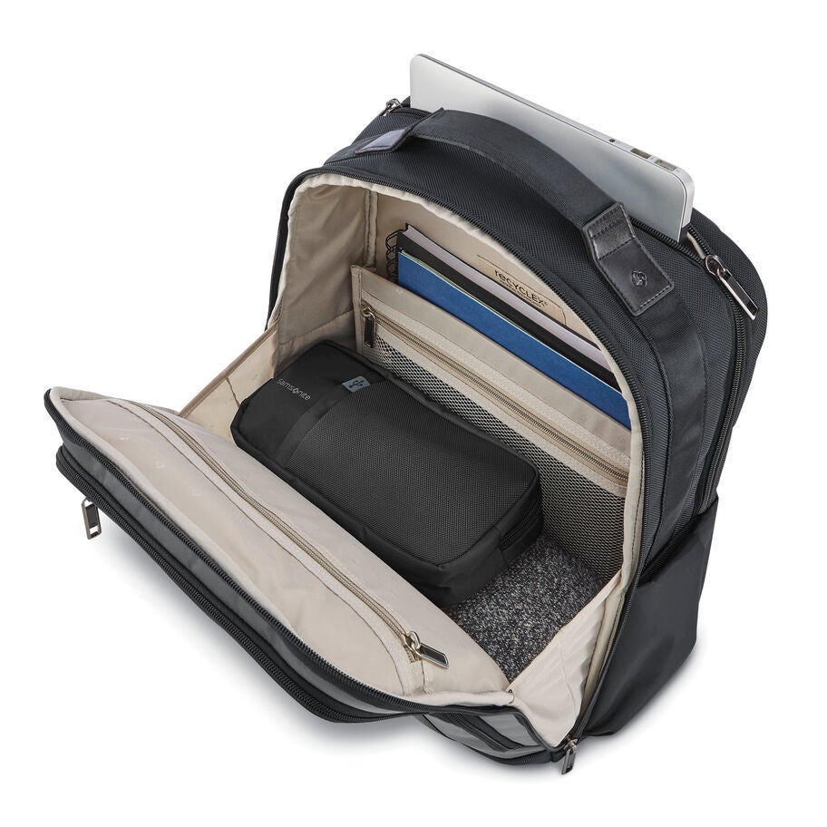 NuRoad 15.6" Backpack in the color Grey/Black. image number 1