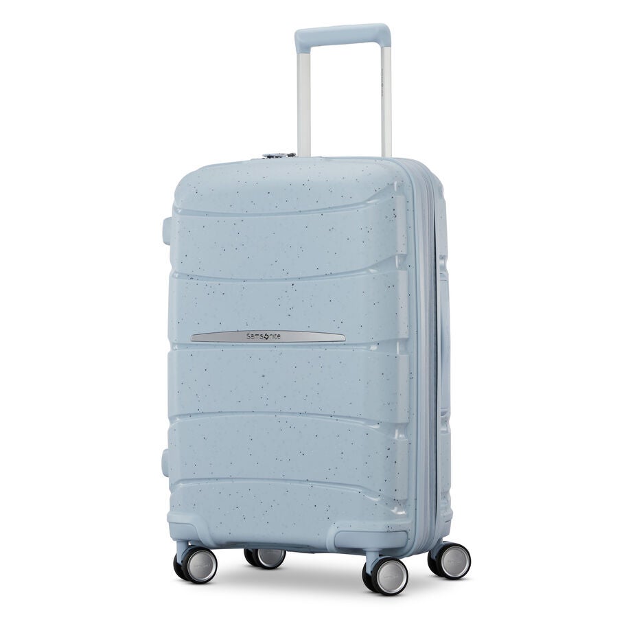 Outline Pro Carry-On Spinner in the color Clearance | Translucent Blue. image number 0