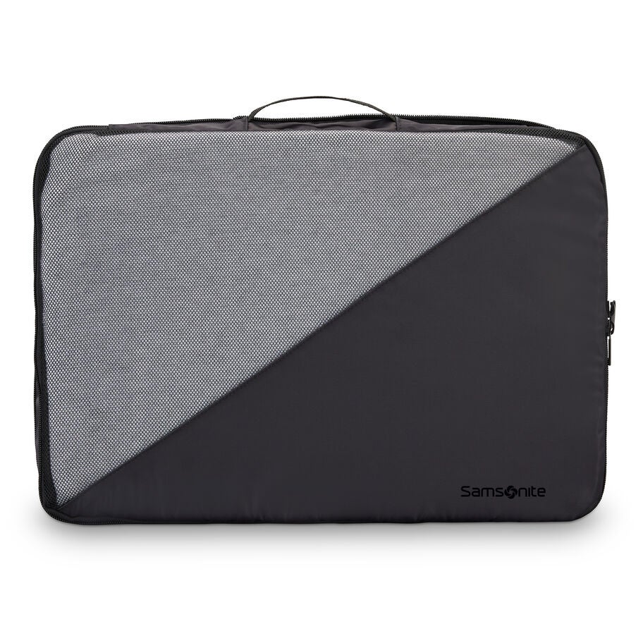 3 Piece Compression Packing Cubes in the color Black. image number 2