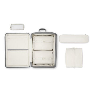 Silhouette 18 Hardside Large Spinner in the color Metallic Silver.