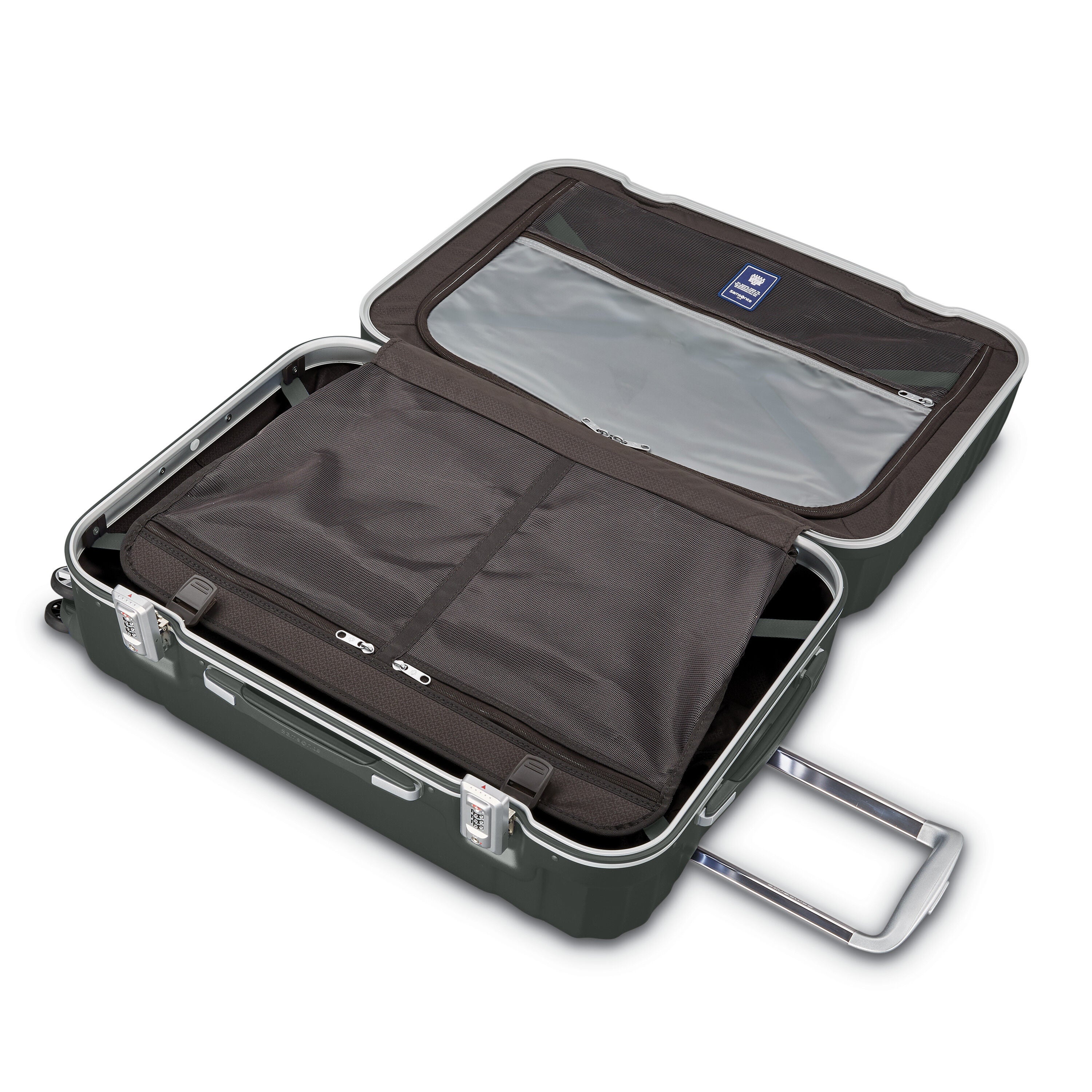 TruFrame CarryOn Spinner Zipperless Luggage Samsonite