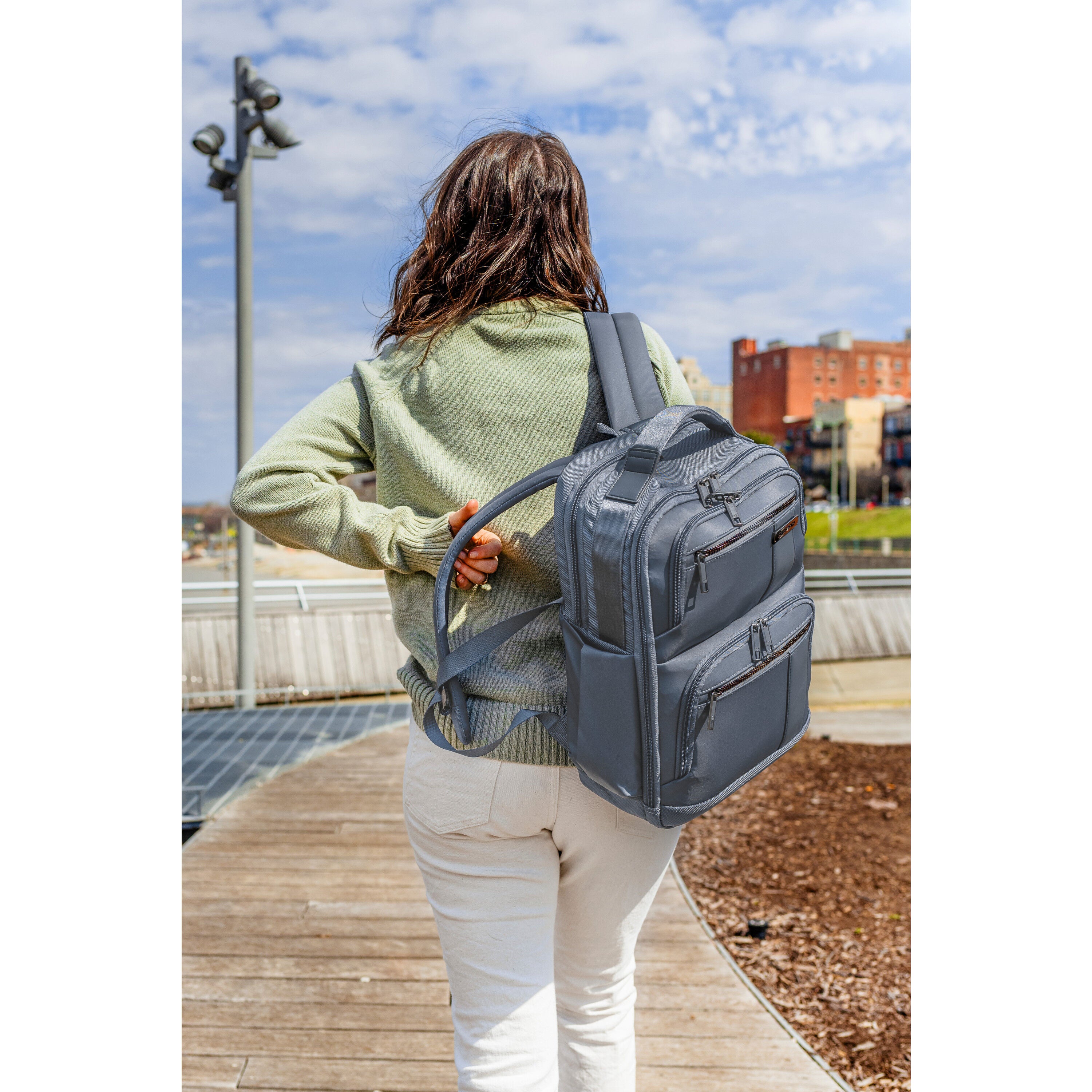 Samsonite rose deals gold backpack