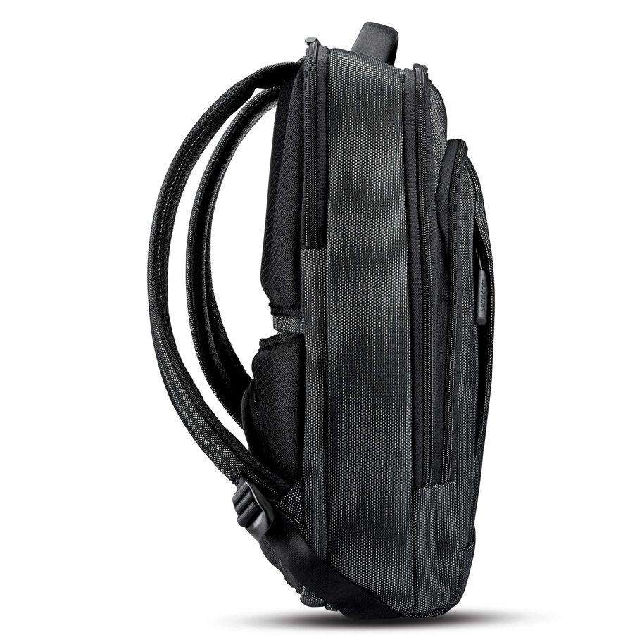 SXK Slim Backpack in the color Black/Silver. image number 5