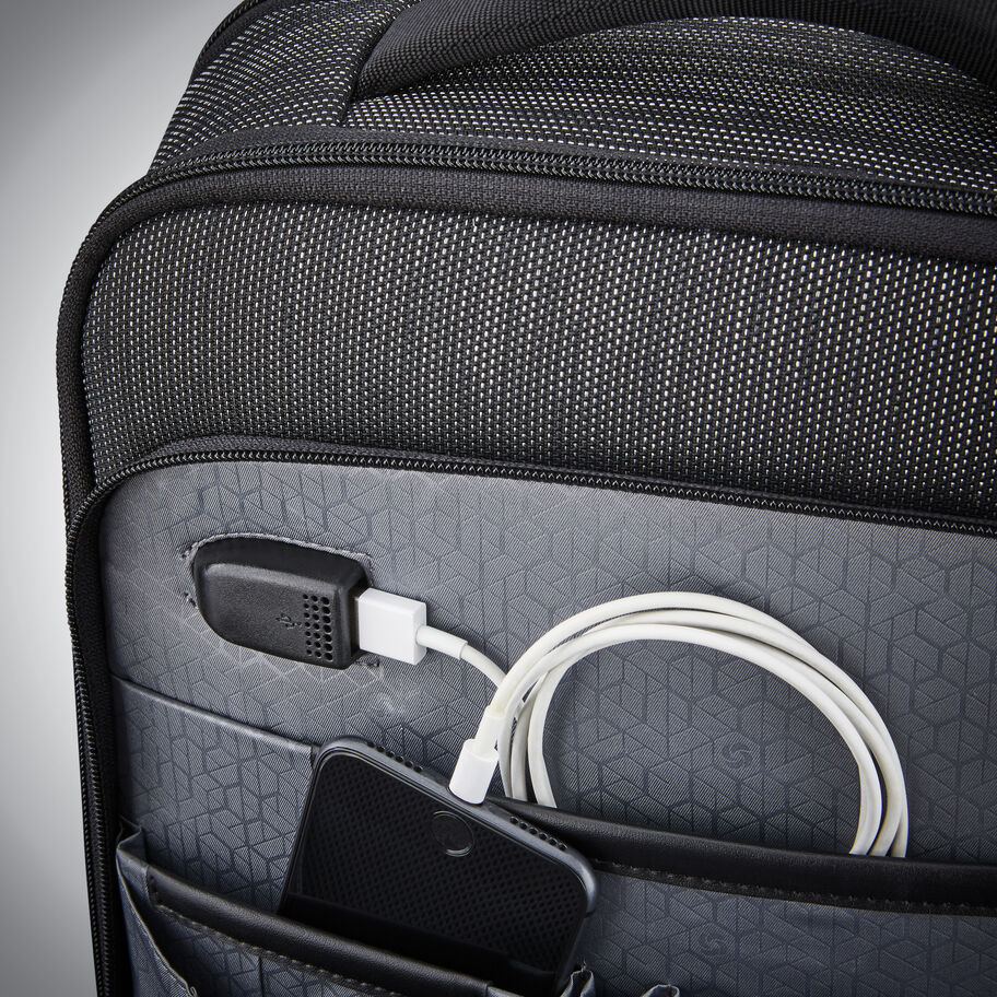 SXK Slim Backpack in the color Black/Silver. image number 3
