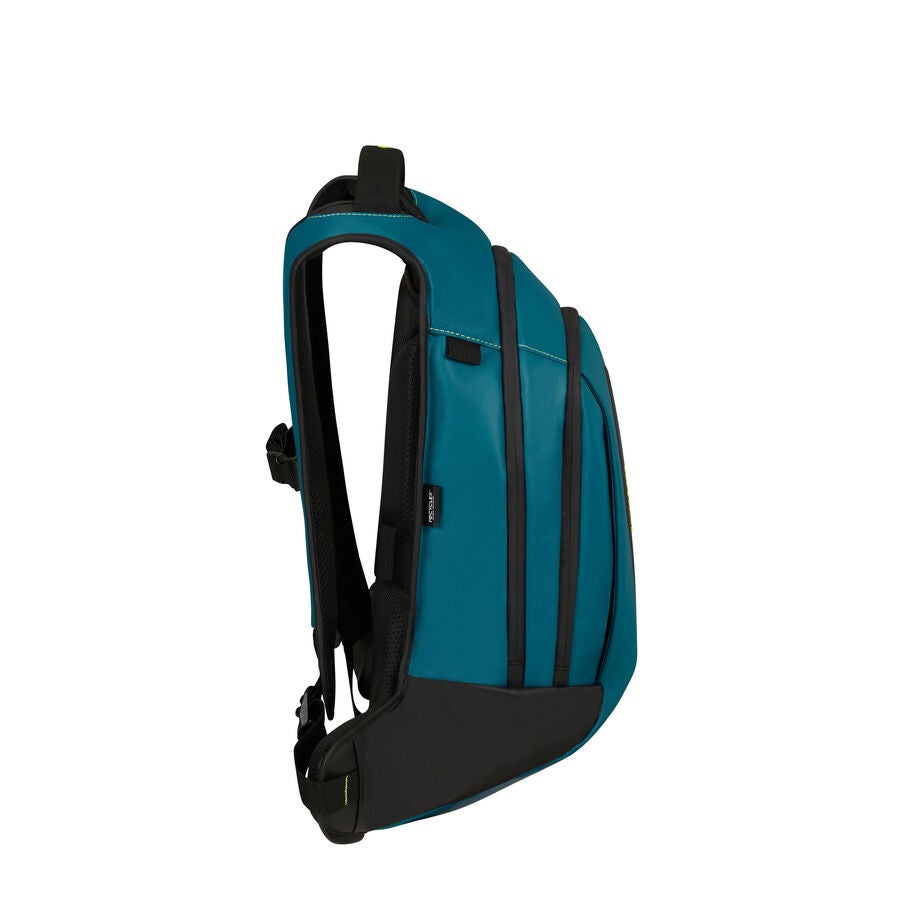 Ecodiver Medium Backpack in the color Petrol Blue/Lime. image number 5
