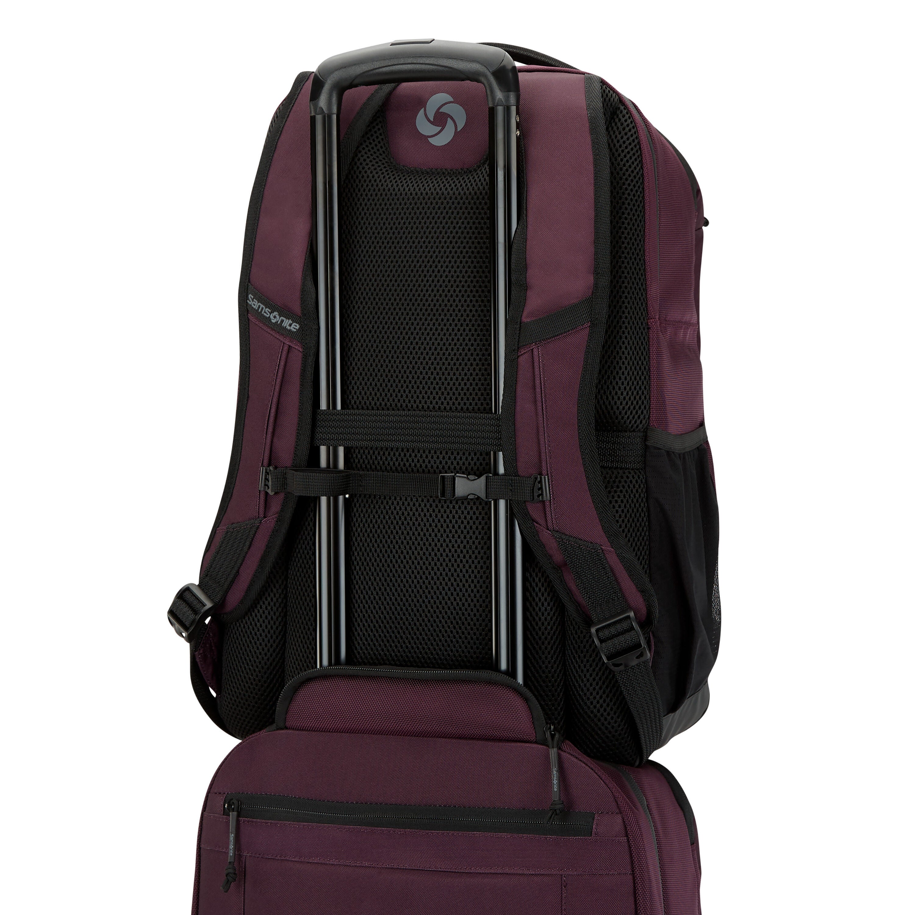 Purple travel backpack online