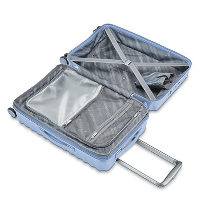 Voltage DLX Global Carry-On Spinner in the color Blue.