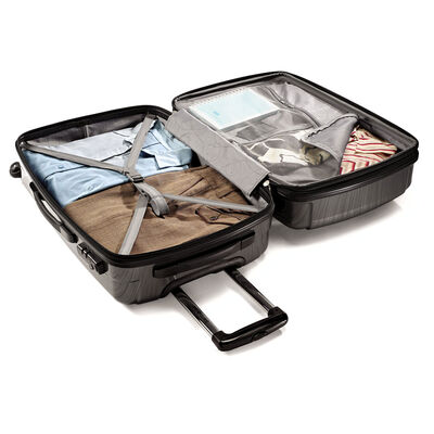 Canada 20 inch Charcoal Lightweight Hard Side Wheeled Suitcase