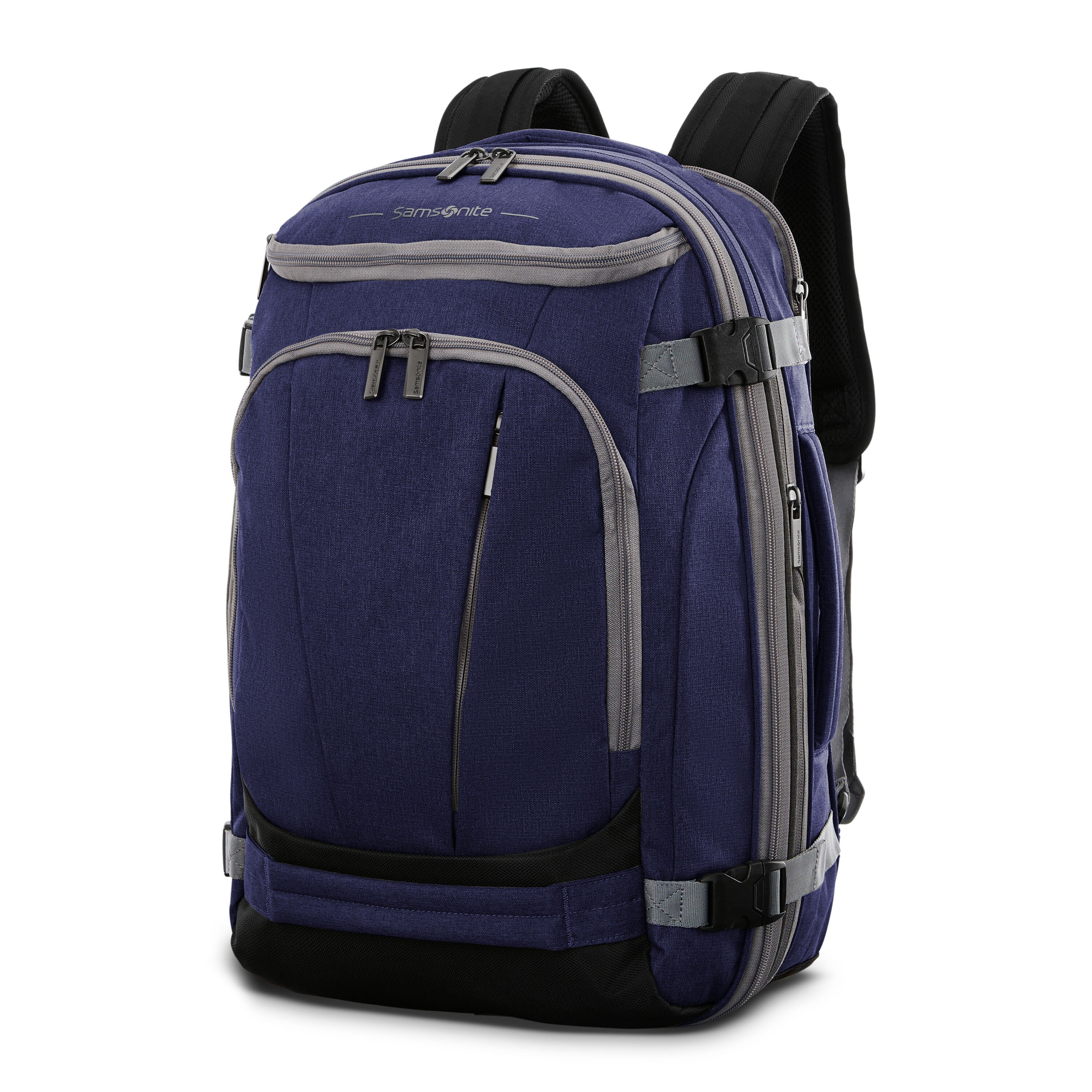 Samsonite Over Shoulder Backpack; Purple & Gray Spinner Underseater with USB Port | Luggage | Samsonite main image 4