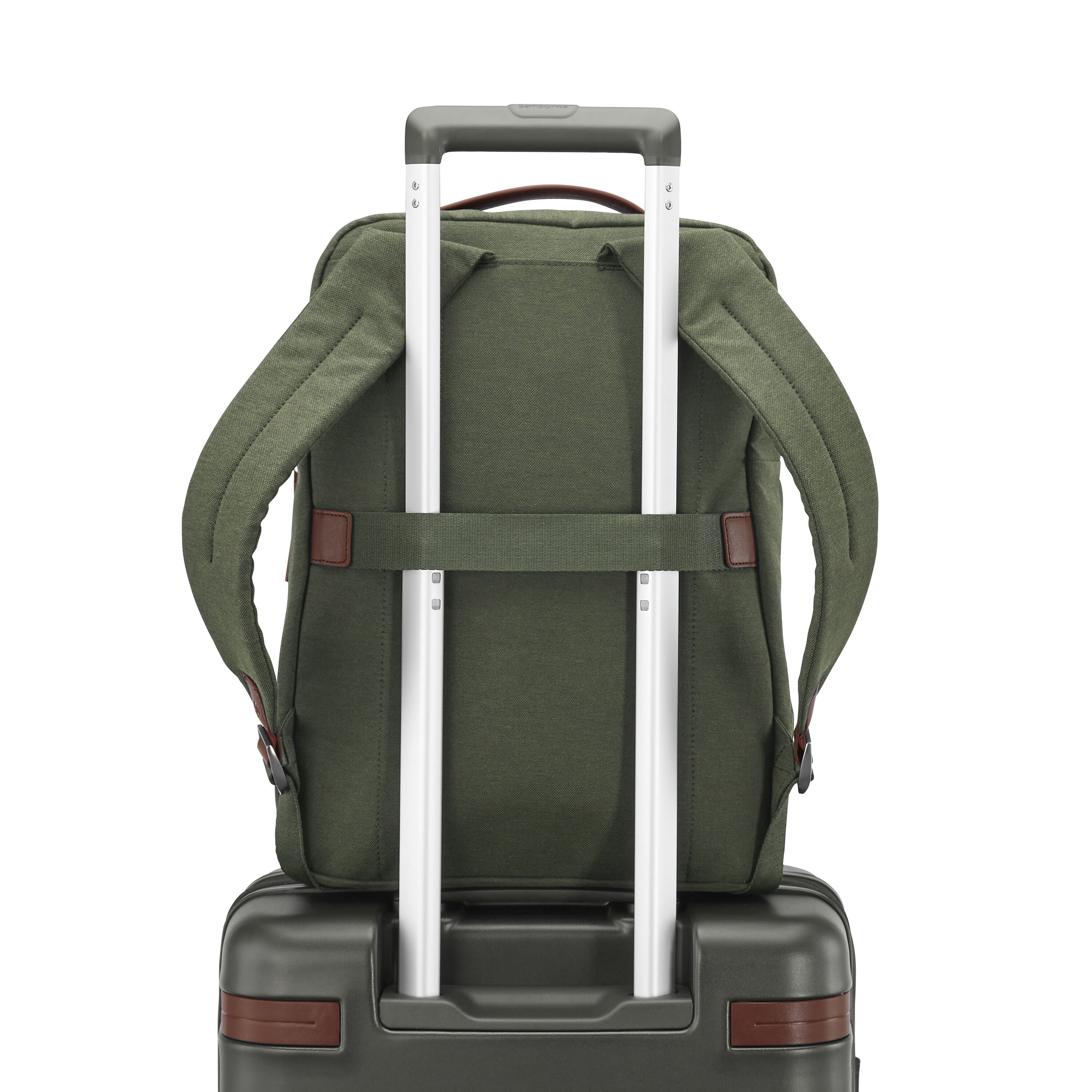 SAMSONITE Nylon Backpack Medium Green Samsonite Paralux Everyday Backpack – Luggage Pros main image 2