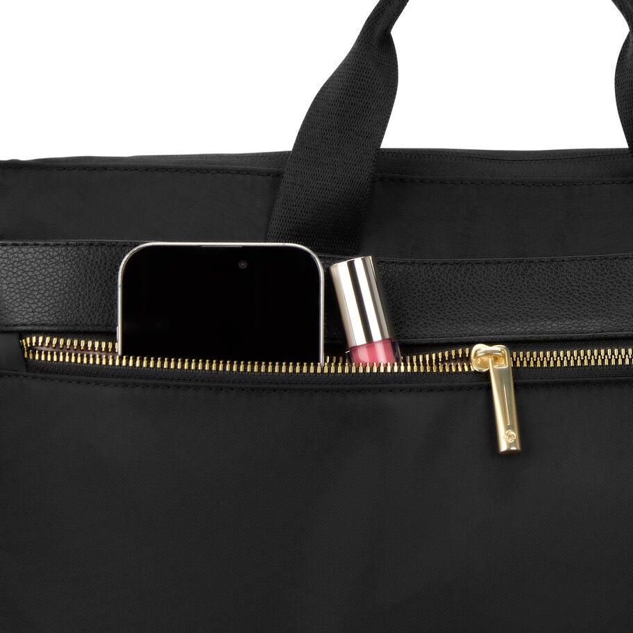 Mobile Solution 2 Convertible Slim Brief in the color Black. image number 3