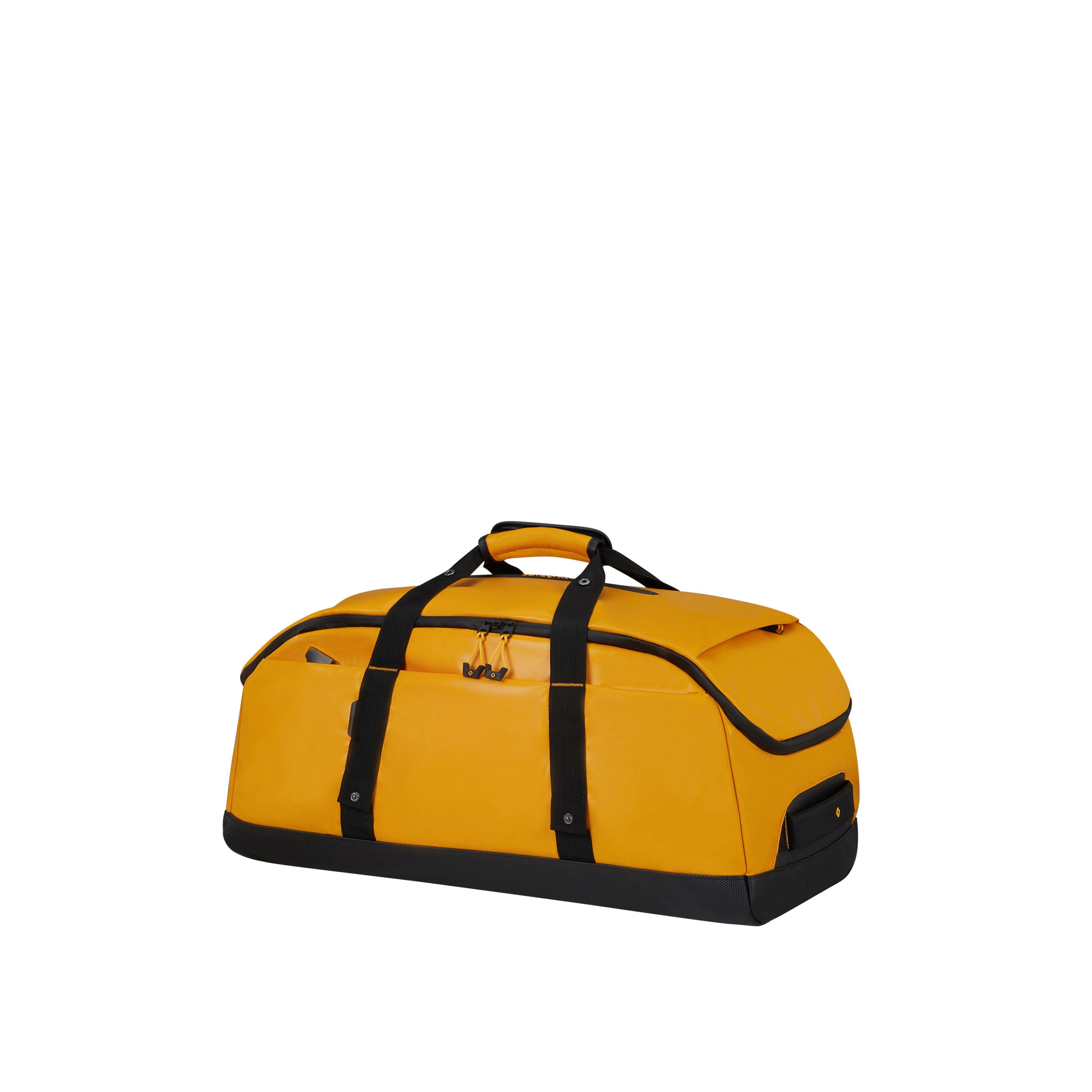 ZumbaUnisex Black White Yellow Adjustable Straps Swag Duffle Backpack Bag Small Duffel Bag - Lightweight, Durable & Ideal For Travel  main image 3