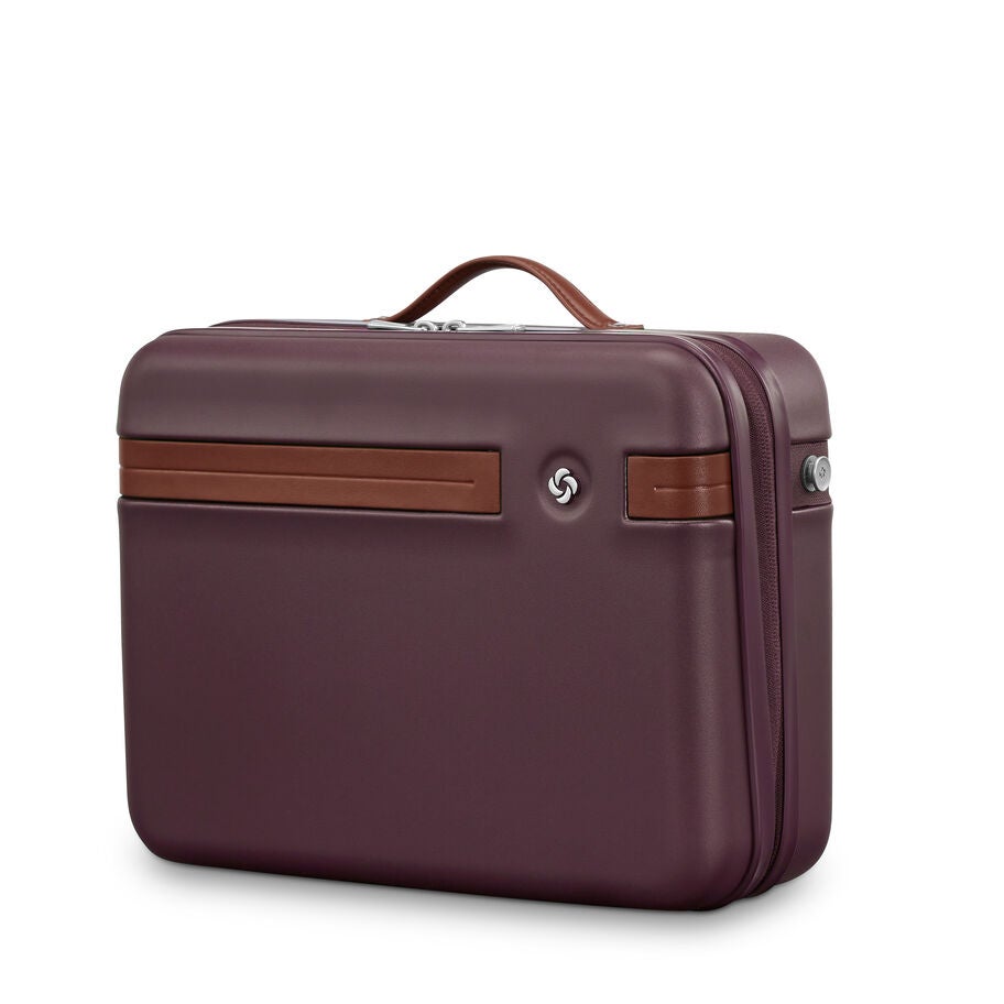 Virtuosa Train Case in the color Merlot. image number 0