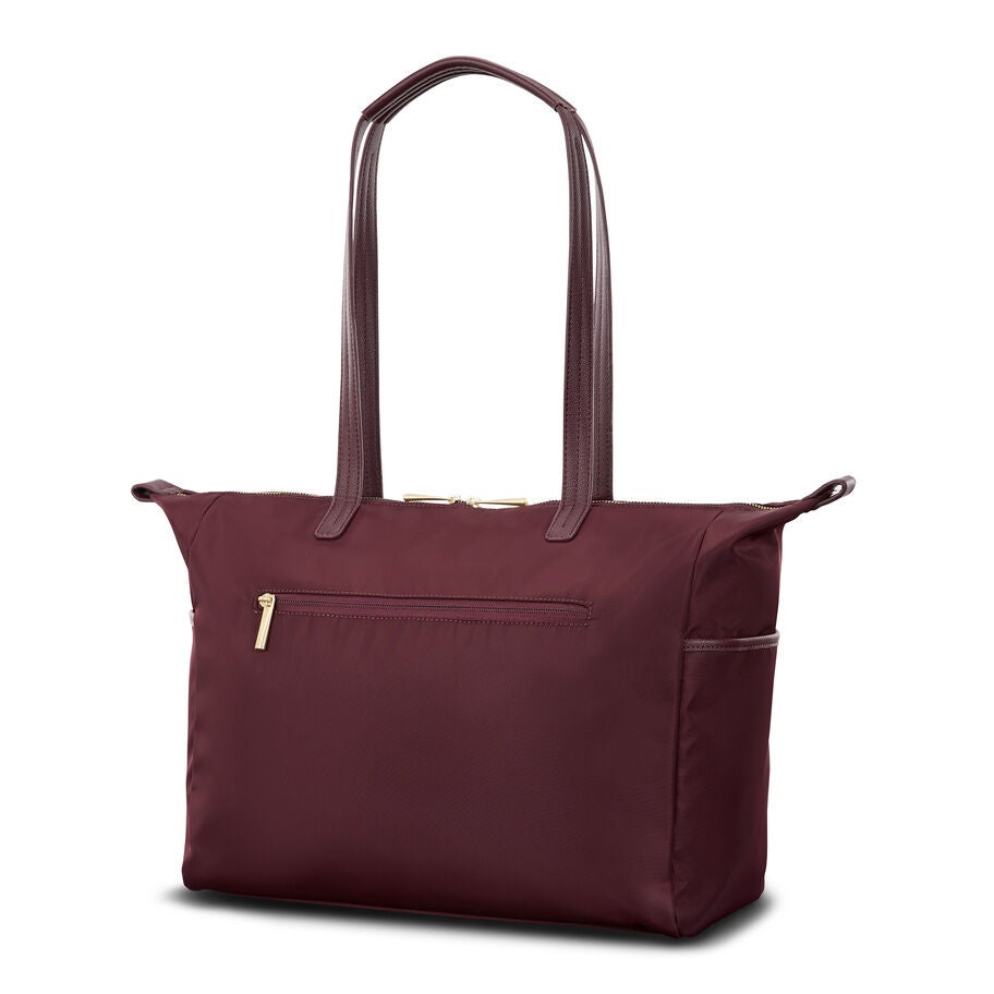 Mobile Solution 2 Tote in the color Merlot. image number 6