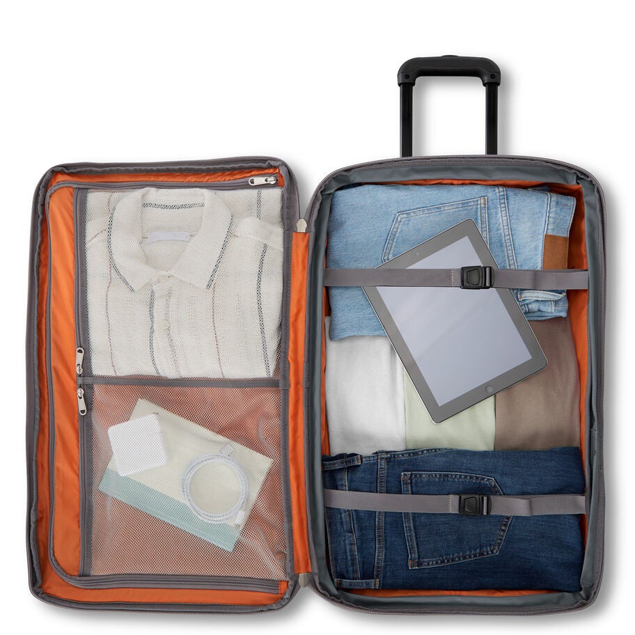 Mother Lode Large Wheeled Duffel in the color Heathered Graphite. image number 1