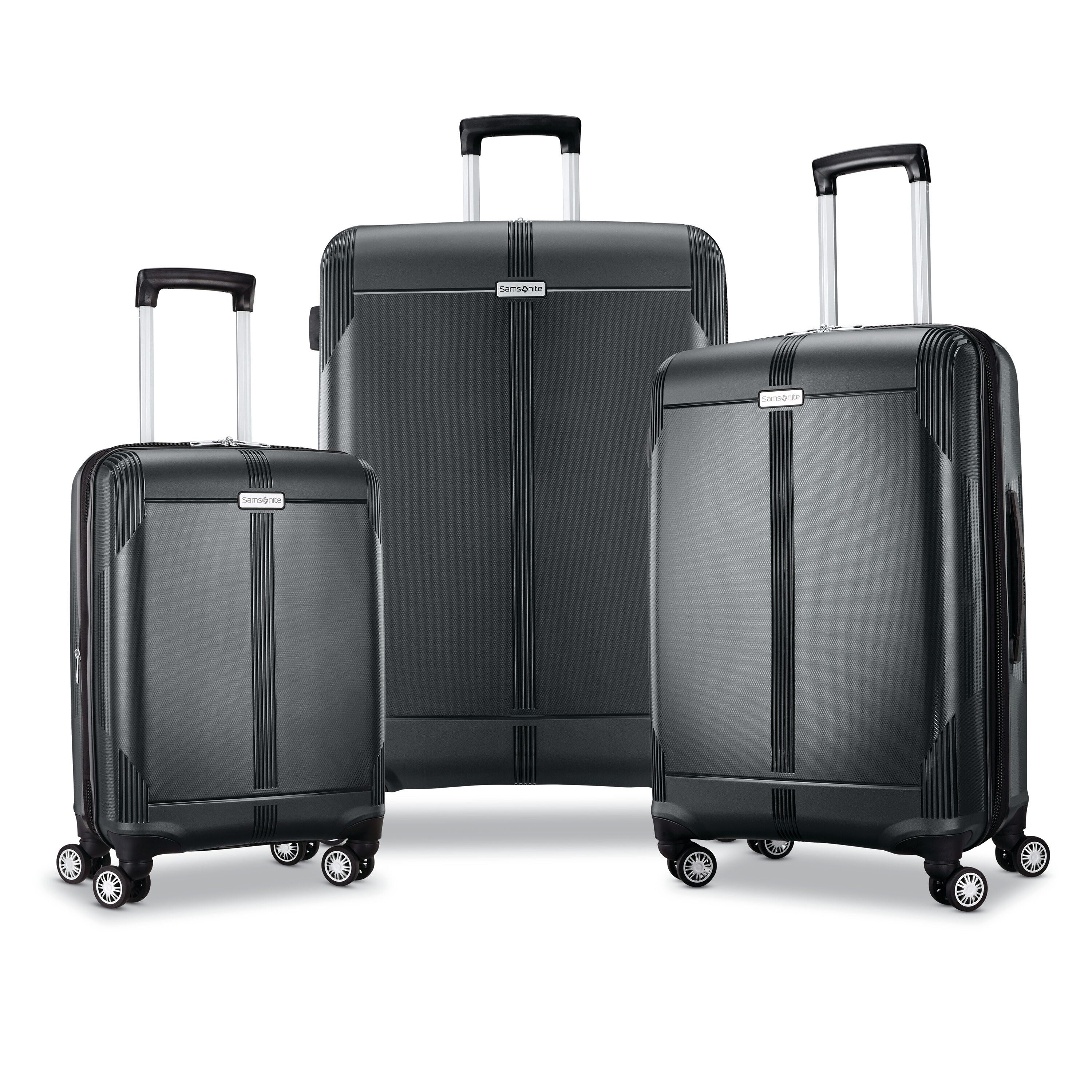 Samsonite 3 piece hot sale hardside luggage set
