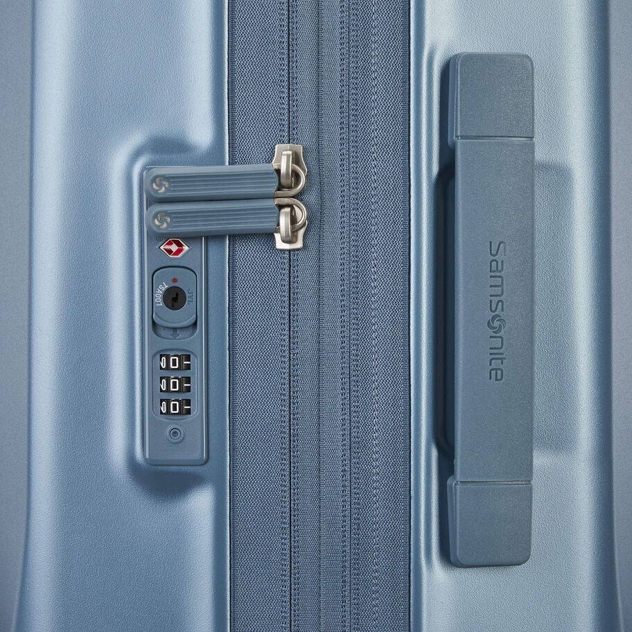 UpLIFT Hardside Carry-On Spinner in the color Elemental Blue. image number 4