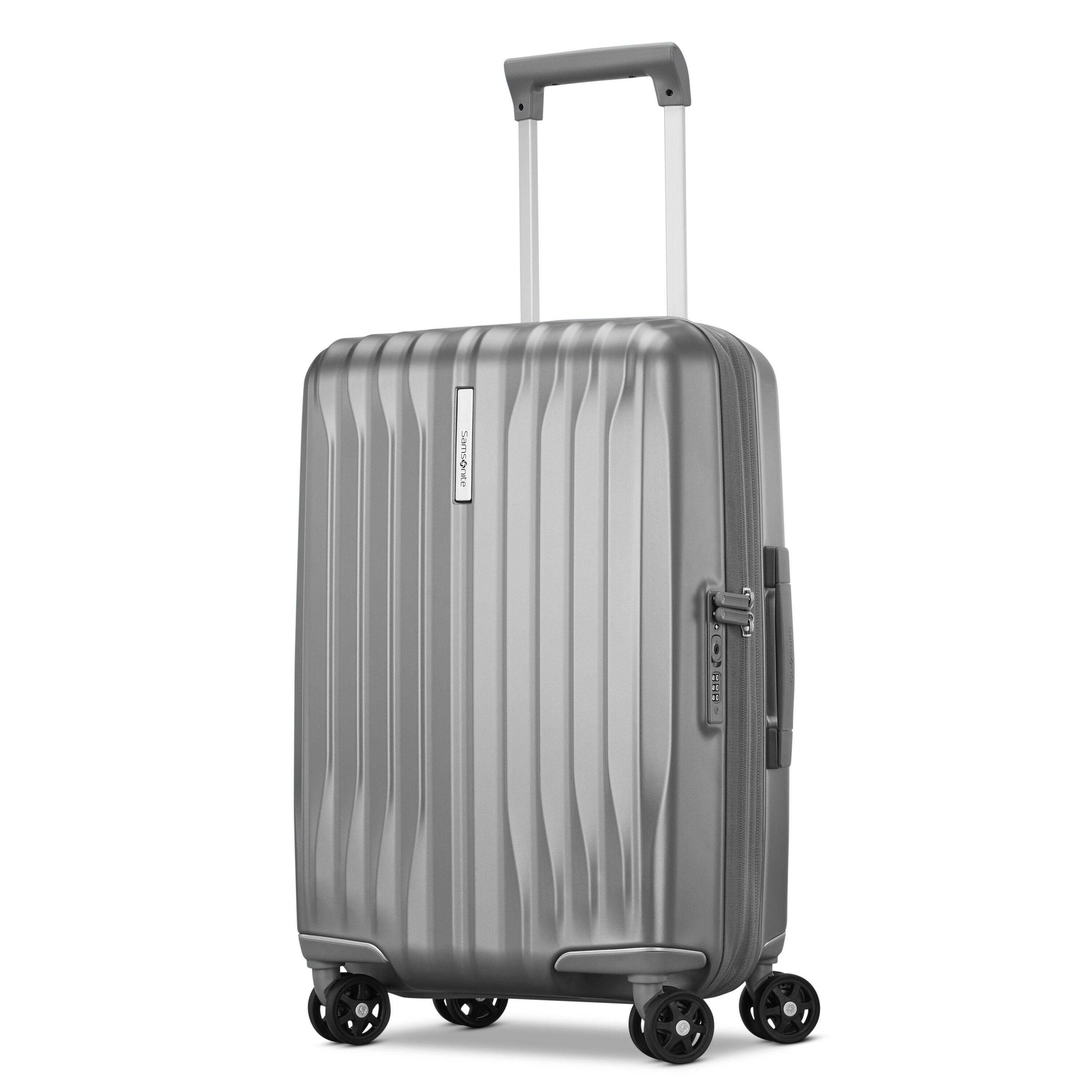 Samsonite Uplift Hardside Carry On Spinner Silver Shimmer