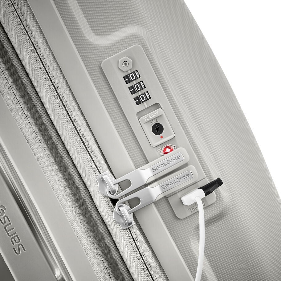 Outline Pro Carry-On Spinner in the color Stone Grey. image number 3