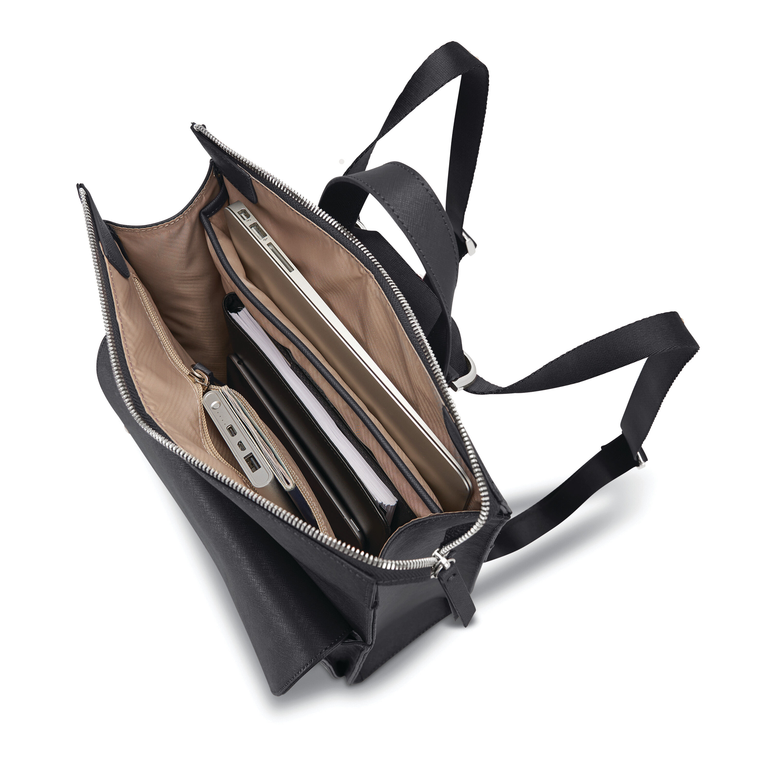Samsonite Faux Leather Backpacks | Mercari