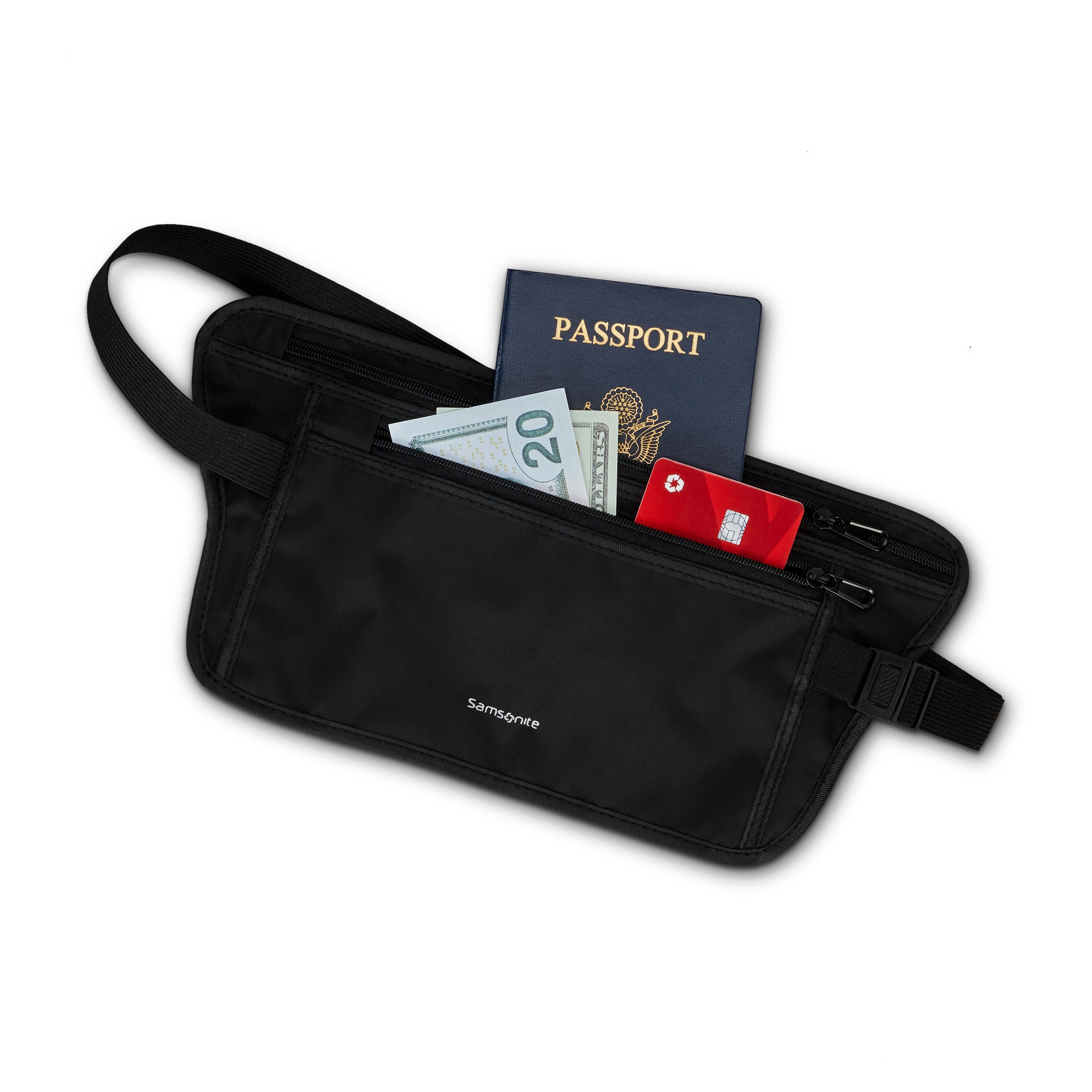 RFID Waist Belt Wallets Passport Covers Samsonite
