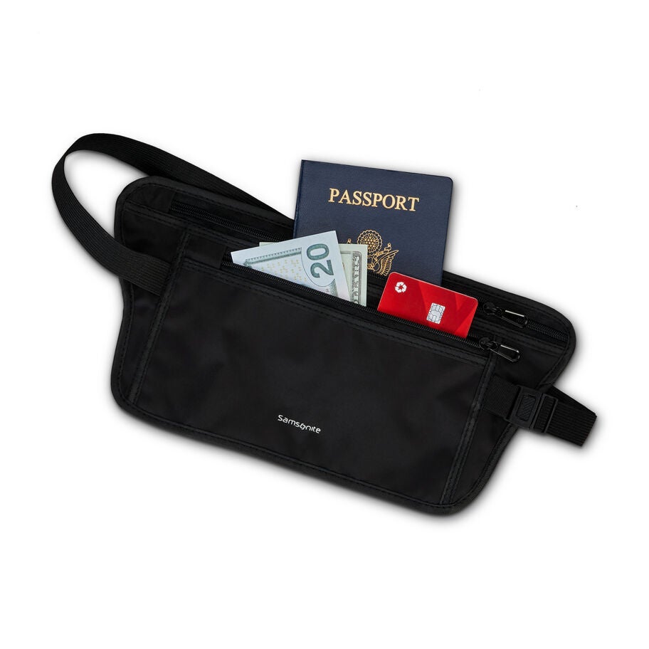 RFID Waist Belt in the color Black. image number 1