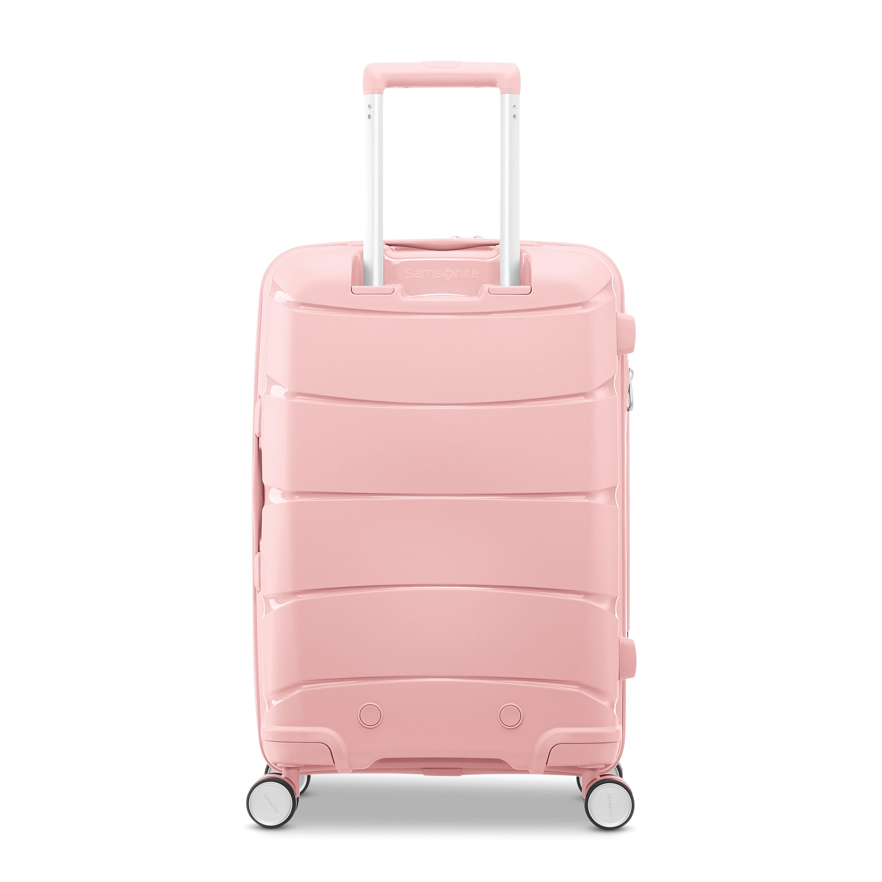 Blush pink shop luggage