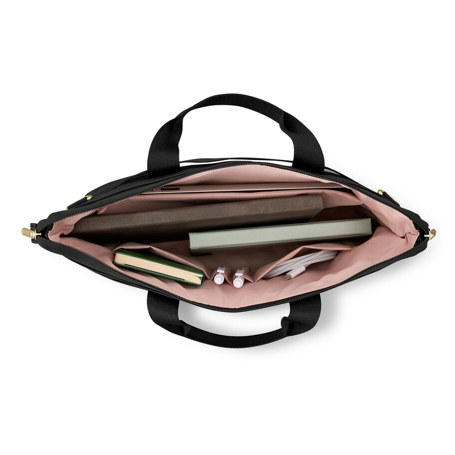 Mobile Solution 2 Convertible Slim Brief in the color Black. image number 1