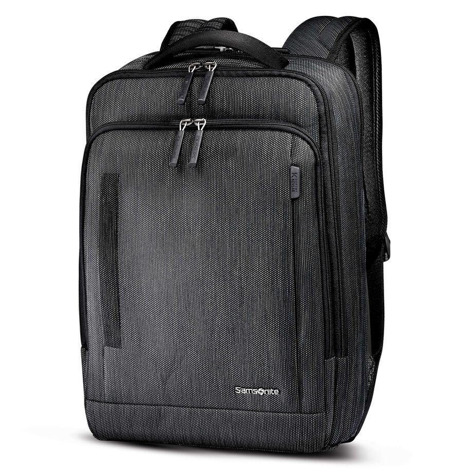SXK Slim Backpack in the color Black/Silver. image number 0