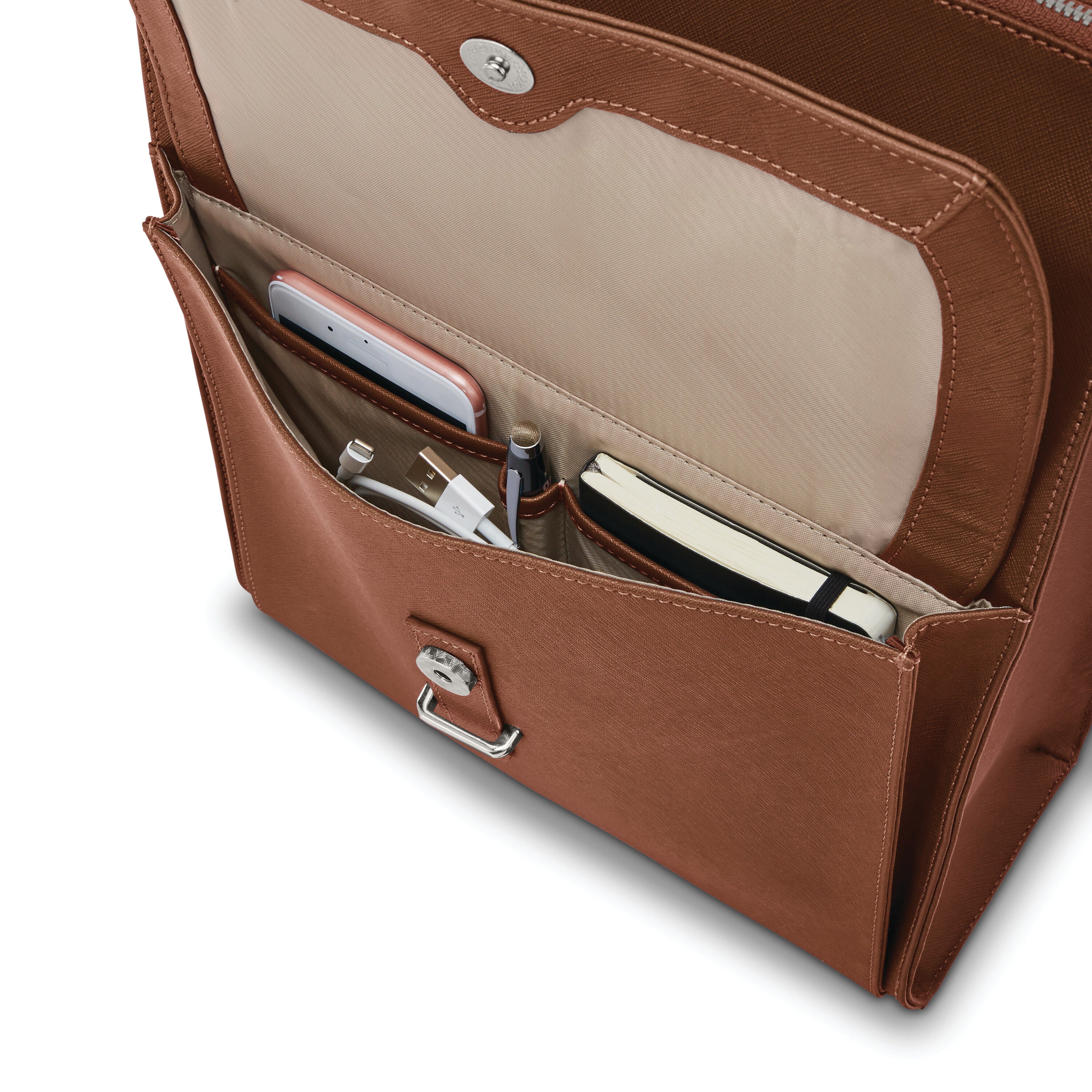 Samsonite women's executive discount leather convertible backpack