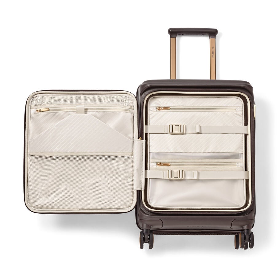 Paralux Carry-On Spinner in the color Coffee Bean. image number 2
