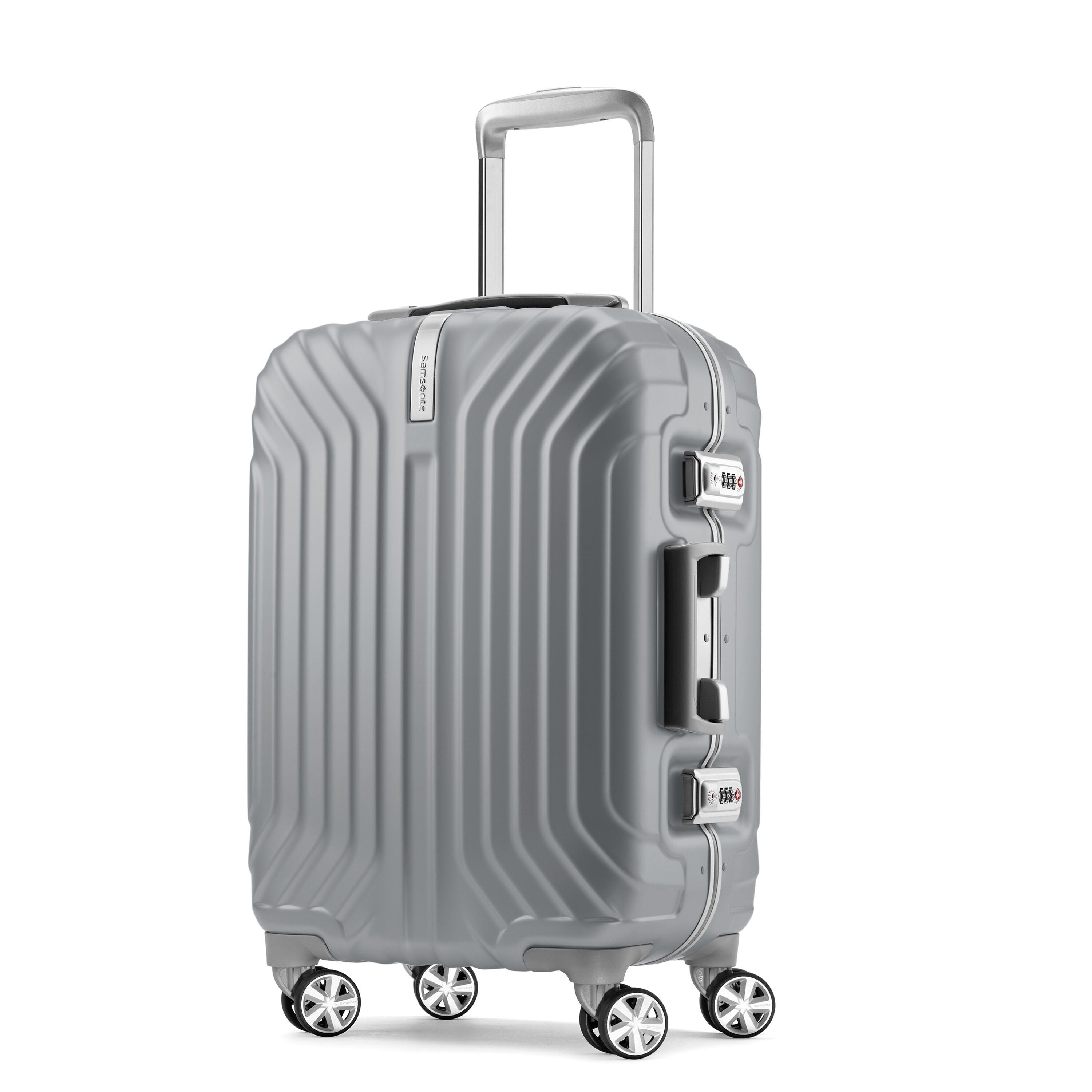 Tru Frame Carry On Spinner Zipperless Luggage Samsonite