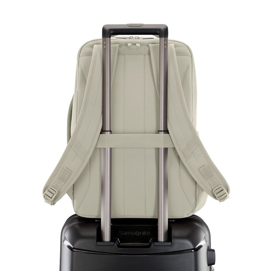 Better Than Basic Travel Backpack in the color Limestone Grey. image number 6