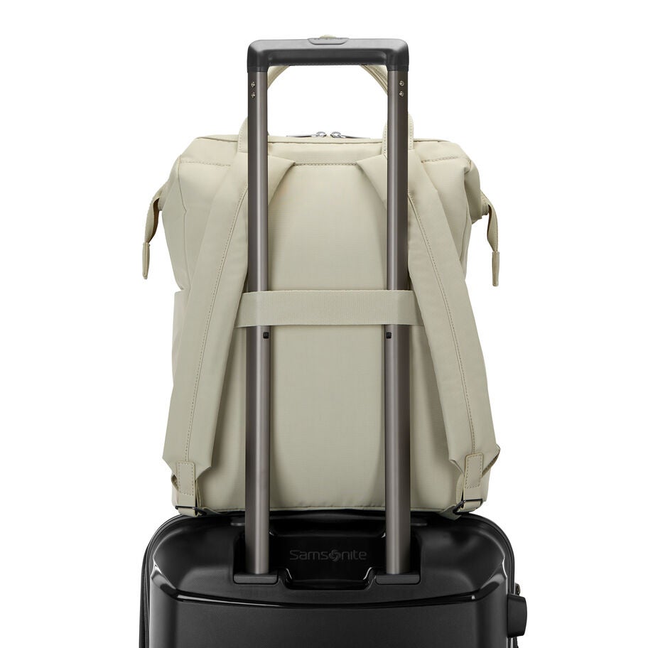 Better Than Basic Convertible Backpack in the color Limestone Grey. image number 6