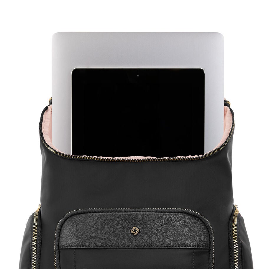 Mobile Solution 2 Deluxe Backpack in the color Black. image number 2