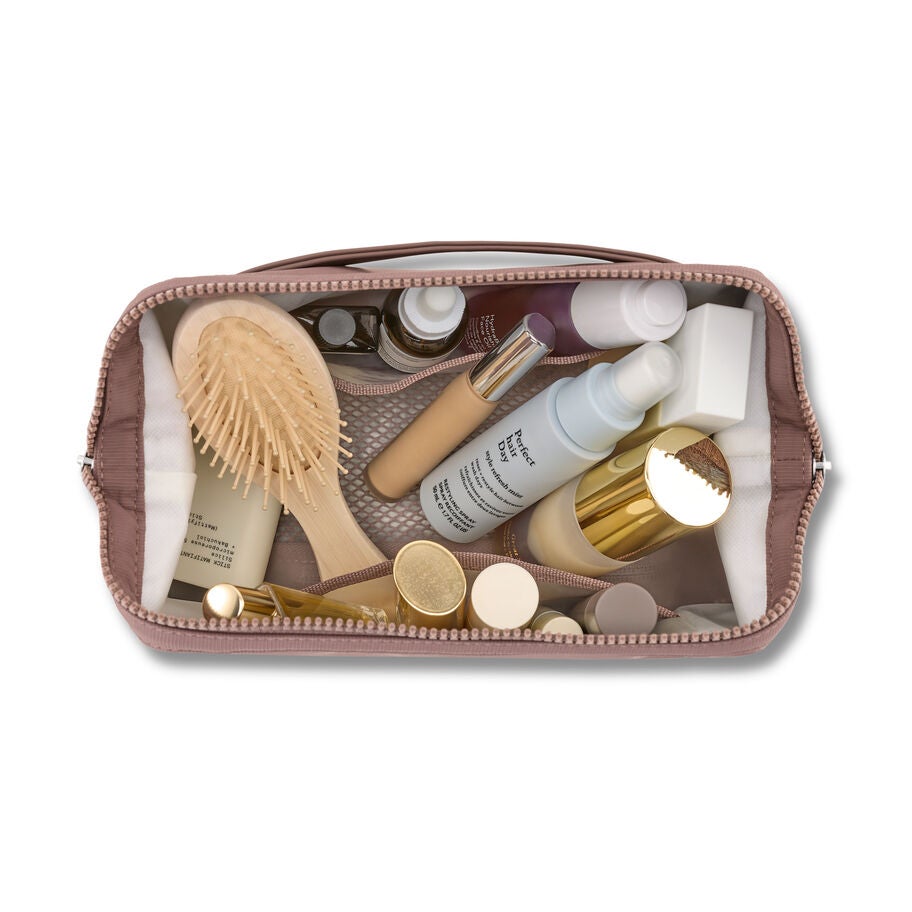 Better Than Basic Toiletry Kit in the color CHOCOLATE MAUVE. image number 1