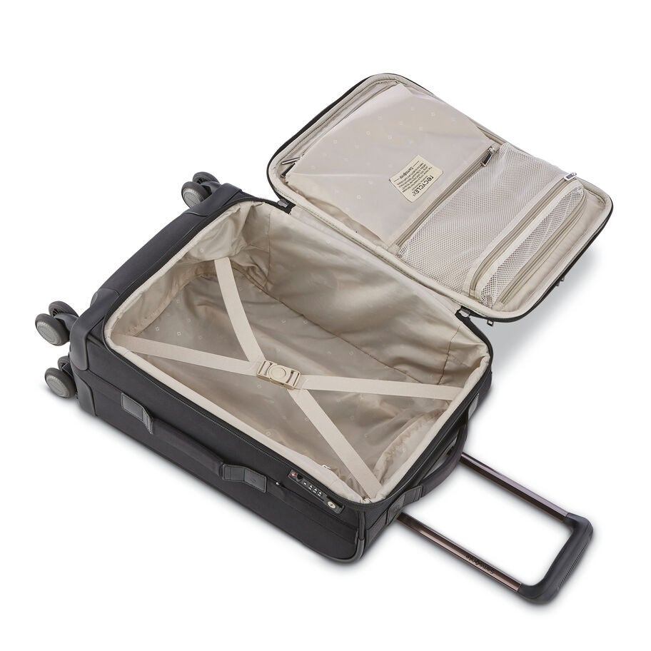 NuRoad Carry-On Spinner in the color Black/Gunmetal. image number 2
