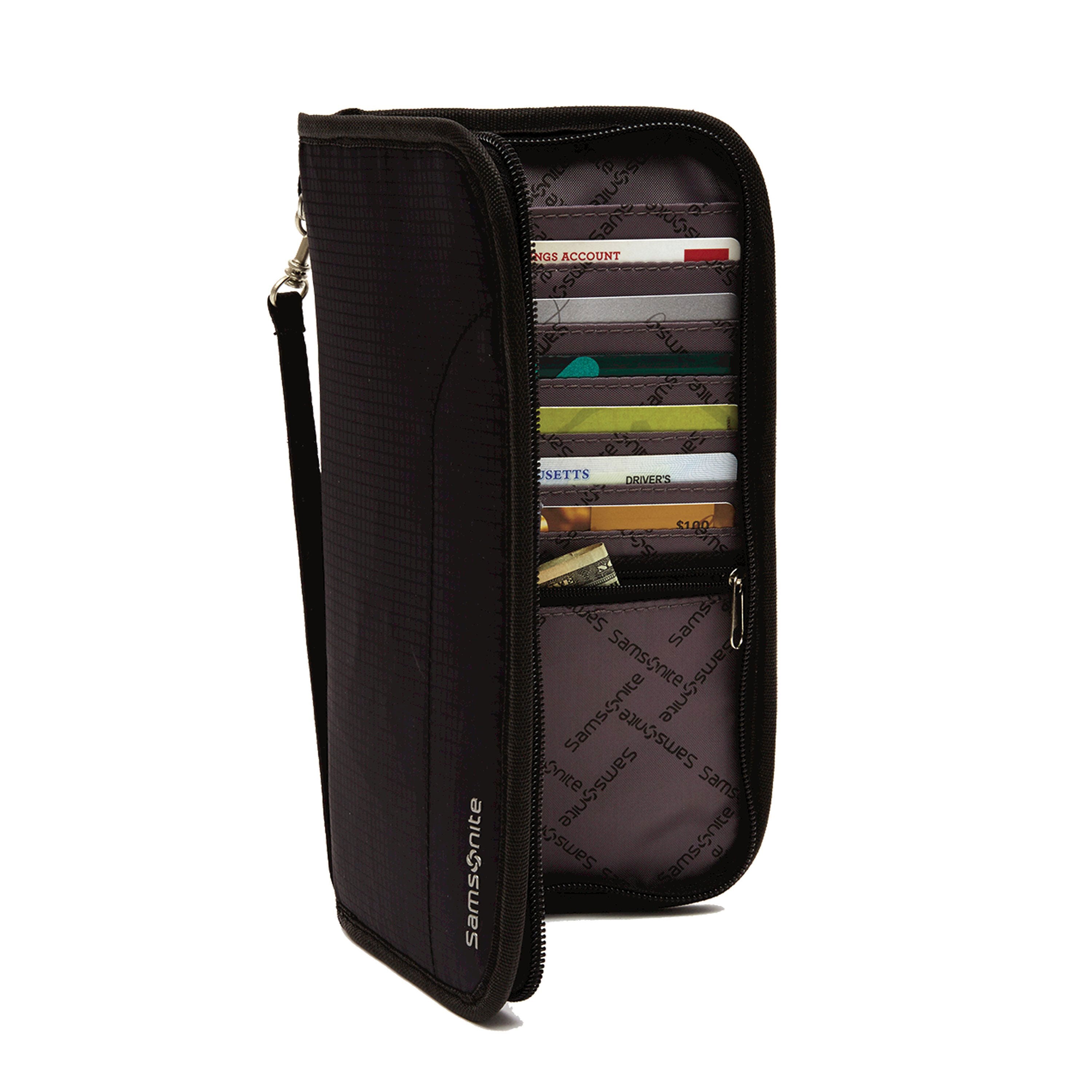 Zip Close Travel Wallet RFID Travel Wallet Samsonite